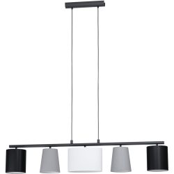 Eglo Pendellampe Almeida 1 Schwarz Stahl 25.5 cm 110 cm - Pendellampe