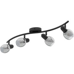 Eglo Spot Pollica Schwarz Stahl 22 cm - Spot