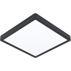 Eglo Deckenlampe aussen Argolis 2 Schwarz Stahl 28.5 cm 3 cm - LED - Lichtfarbe: Warmweiss - Deckenlampe aussen- LED Energiesparlampe