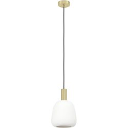 Eglo Pendellampe Manzanares Stahl 110 cm - Farbe: messing gebürstet/smoky - Pendellampe