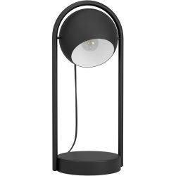 Eglo Tischlampe Murnia Schwarz/Weiss Stahl 16.5 cm 43 cm - Tischlampe
