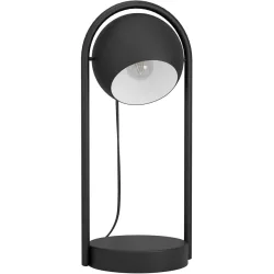 Eglo Tischlampe Murnia Schwarz/Weiss Stahl 16.5 cm 43 cm - Tischlampe