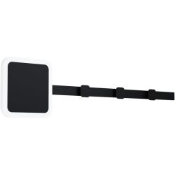 Eglo Wandlampe Cartignano Schwarz Stahl 18 cm - LED - Lichtfarbe: Warmweiss - Wandlampe- LED Energiesparlampe
