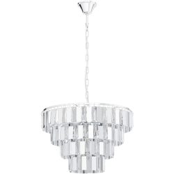Eglo Pendellampe Erseka Grau Stahl 145 cm - Farbe: chrom - Pendellampe