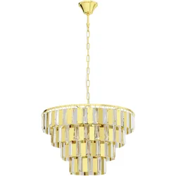 Eglo Pendellampe Erseka Stahl 145 cm - Farbe: messing - Pendellampe