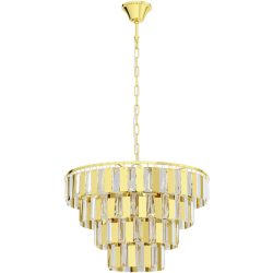 Eglo Pendellampe Erseka Stahl 145 cm - Farbe: messing - Pendellampe