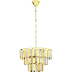Eglo Pendellampe Erseka Stahl 130 cm - Farbe: messing - Pendellampe