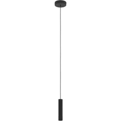 Eglo Pendellampe Almudaina Schwarz Stahl 110 cm - LED - Lichtfarbe: Warmweiss - Pendellampe- LED Energiesparlampe