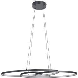 Eglo Pendellampe Gianella Schwarz Aluminium/Stahl 36 cm 120 cm - LED - Lichtfarbe: Warmweiss - Pendellampe- LED Energiesparlampe