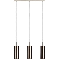 Eglo Pendellampe Selvino Grau Stahl 10 cm 110 cm - Farbe: Nickel matt - Pendellampe