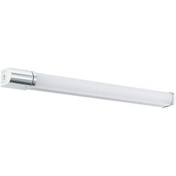 Eglo Wandlampe Tragacete 1 Silber/Grau Aluminium 5.5 cm 7 cm - Farbe: Silber/chrom - LED - Lichtfarbe: Helles Neutralweiss - Wandlampe- LED