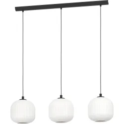 Eglo Pendellampe Mantunalle Schwarz Stahl 20 cm 110 cm - Pendellampe