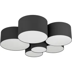 Eglo Deckenlampe Pastore 2 Weiss Stahl 28.5 cm - Deckenlampe