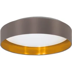 Eglo Deckenlampe Maserlo 2 Weiss Stahl/Kunststoff 9 cm - LED - Lichtfarbe: Warmweiss - Material: Kunststoff/Stahl - Deckenlampe- LED Energiesparlampe
