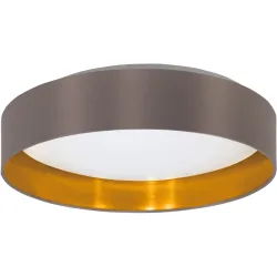 Eglo Deckenlampe Maserlo 2 Weiss Stahl/Kunststoff 9 cm - LED - Lichtfarbe: Warmweiss - Material: Kunststoff/Stahl - Deckenlampe- LED Energiesparlampe
