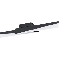 Eglo Deckenlampe Isidro Schwarz Aluminium/Stahl 8 cm 11 cm - LED - Lichtfarbe: Warmweiss - Deckenlampe- LED Energiesparlampe