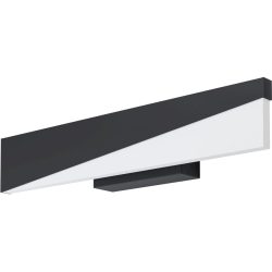 Eglo Wandlampe Isidro Schwarz Aluminium/Stahl 8 cm - LED - Lichtfarbe: Warmweiss - Wandlampe- LED Energiesparlampe