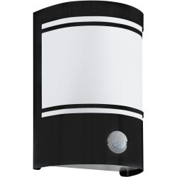 Eglo Wandlampe aussen Cerno Schwarz Stahl verzinkt 20 cm - Wandlampe aussen