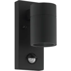 Eglo Wandlampe aussen Riga 5 Schwarz Stahl verzinkt 16.5 cm - Wandlampe aussen