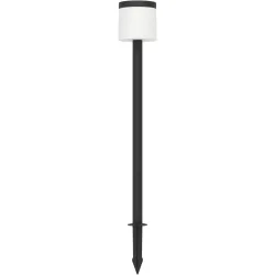 Eglo Solaraussenlampe Pantete Schwarz Kunststoff 115 cm - Lichtfarbe: Warmweiss - Solaraussenlampe