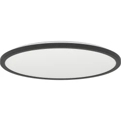 Eglo Deckenlampe Rovito Schwarz Kunststoff 3 cm - LED - Deckenlampe- LED Energiesparlampe