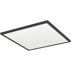 Eglo Deckenlampe Rovito Schwarz Kunststoff 50 cm 3 cm - LED - Deckenlampe- LED Energiesparlampe