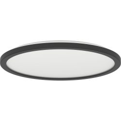 Eglo Deckenlampe Rovito-R Schwarz Kunststoff 3 cm - LED - Deckenlampe- LED Energiesparlampe