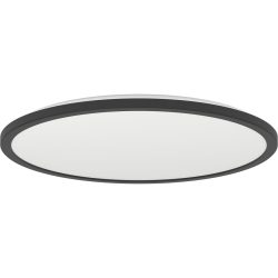 Eglo Deckenlampe Rovito-R Schwarz Kunststoff 3 cm - LED - Deckenlampe- LED Energiesparlampe