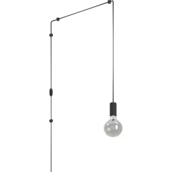 Eglo Pendellampe Pinetina Schwarz Stahl 128 cm - Pendellampe