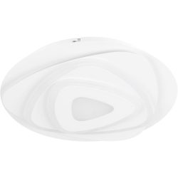 Eglo Deckenlampe Palagiano Weiss Stahl 5.5 cm - LED - Lichtfarbe: Helles Neutralweiss - Deckenlampe- LED Energiesparlampe