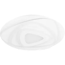 Eglo Deckenlampe Palagiano Weiss Stahl 5.5 cm - LED - Lichtfarbe: Helles Neutralweiss - Deckenlampe- LED Energiesparlampe
