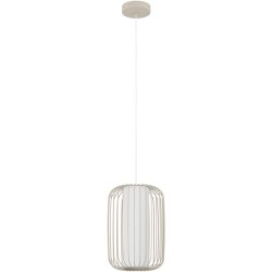 Eglo Pendellampe Terrarosa Beige Stahl 110 cm - Farbe: sand - Pendellampe