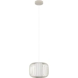 Eglo Pendellampe Terrarosa Beige Stahl 110 cm - Farbe: sand - Pendellampe