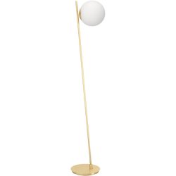 Eglo Stehlampe Rondo 4 Stahl 25 cm 174.5 cm - Farbe: messing gebürstet/smoky - Stehlampe