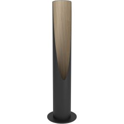 Eglo Tischlampe Barbotto Braun/Schwarz Stahl/Holz 39.5 cm - Material: Holz/Stahl - Tischlampe