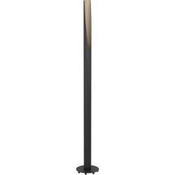 Eglo Stehlampe Barbotto Braun/Schwarz Stahl/Holz 136.5 cm - Material: Holz/Stahl - Stehlampe