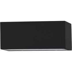Eglo Wandlampe aussen Spongano Schwarz Aluminium 9 cm - LED - Wandlampe aussen- LED Energiesparlampe