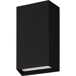 Eglo Wandlampe aussen Spongano Schwarz Aluminium 20 cm - LED - Wandlampe aussen- LED Energiesparlampe