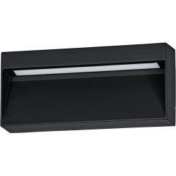 Eglo Wandlampe aussen Maruggio Schwarz Aluminium 9 cm - LED - Wandlampe aussen- LED Energiesparlampe