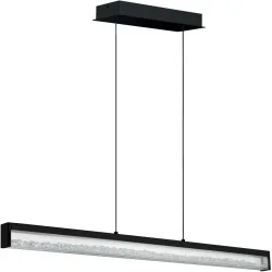 Eglo Pendellampe Cardito 1 Schwarz Aluminium/Stahl 8 cm 110 cm - LED - Lichtfarbe: Extra warmweiss - Tageslichtweiss - Pendellampe- LED