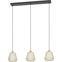 Eglo Pendellampe Ciudadela Schwarz Stahl 18 cm 110 cm - Pendellampe