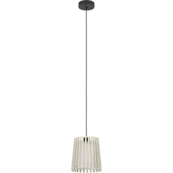 Eglo Pendellampe Fattoria Schwarz Stahl 110 cm - Pendellampe