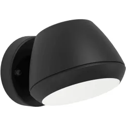 Eglo Wandlampe aussen Nivarolo Schwarz Stahl 13.5 cm - Wandlampe aussen