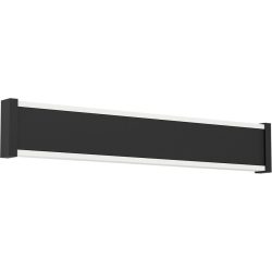 Eglo Wandlampe aussen Neviano Schwarz Stahl/Kunststoff 6.5 cm - LED - Lichtfarbe: Warmweiss - Material: Kunststoff/Stahl - Wandlampe aussen- LED