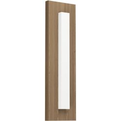 Eglo Wandlampe aussen Bitetto Braun Stahl 43 cm - LED - Lichtfarbe: Warmweiss - Wandlampe aussen- LED Energiesparlampe