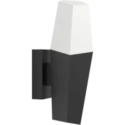Eglo Wandlampe aussen Farindola Schwarz Stahl 32.5 cm - Wandlampe aussen