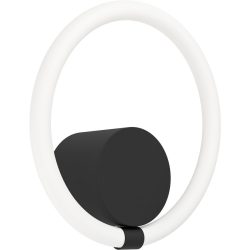 Eglo Wandlampe Caranacoa Schwarz Stahl 26 cm - LED - Lichtfarbe: Warmweiss - Wandlampe- LED Energiesparlampe