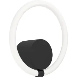 Eglo Wandlampe Caranacoa Schwarz Stahl 26 cm - LED - Lichtfarbe: Warmweiss - Wandlampe- LED Energiesparlampe