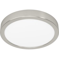 Eglo Deckenlampe Fueva 5 Grau Stahl 2.8 cm - Farbe: Nickel matt - LED - Lichtfarbe: Warmweiss - Deckenlampe- LED Energiesparlampe