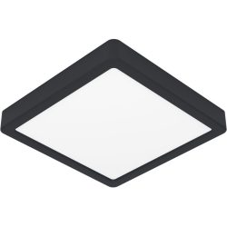 Eglo Deckenlampe Fueva 5 Schwarz Stahl 21 cm 2.8 cm - LED - Lichtfarbe: Warmweiss - Deckenlampe- LED Energiesparlampe